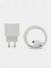 Белый зарядное устройство для iPhone с кабелем Type-C/Lightning, 20W (для iPhone)