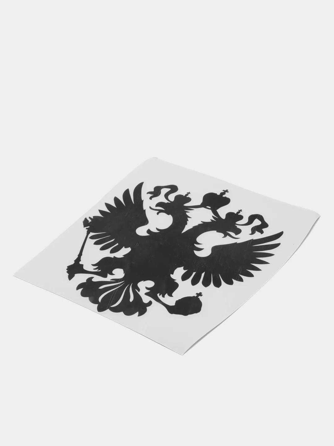 Черный наклейка на автомобиль "Герб"