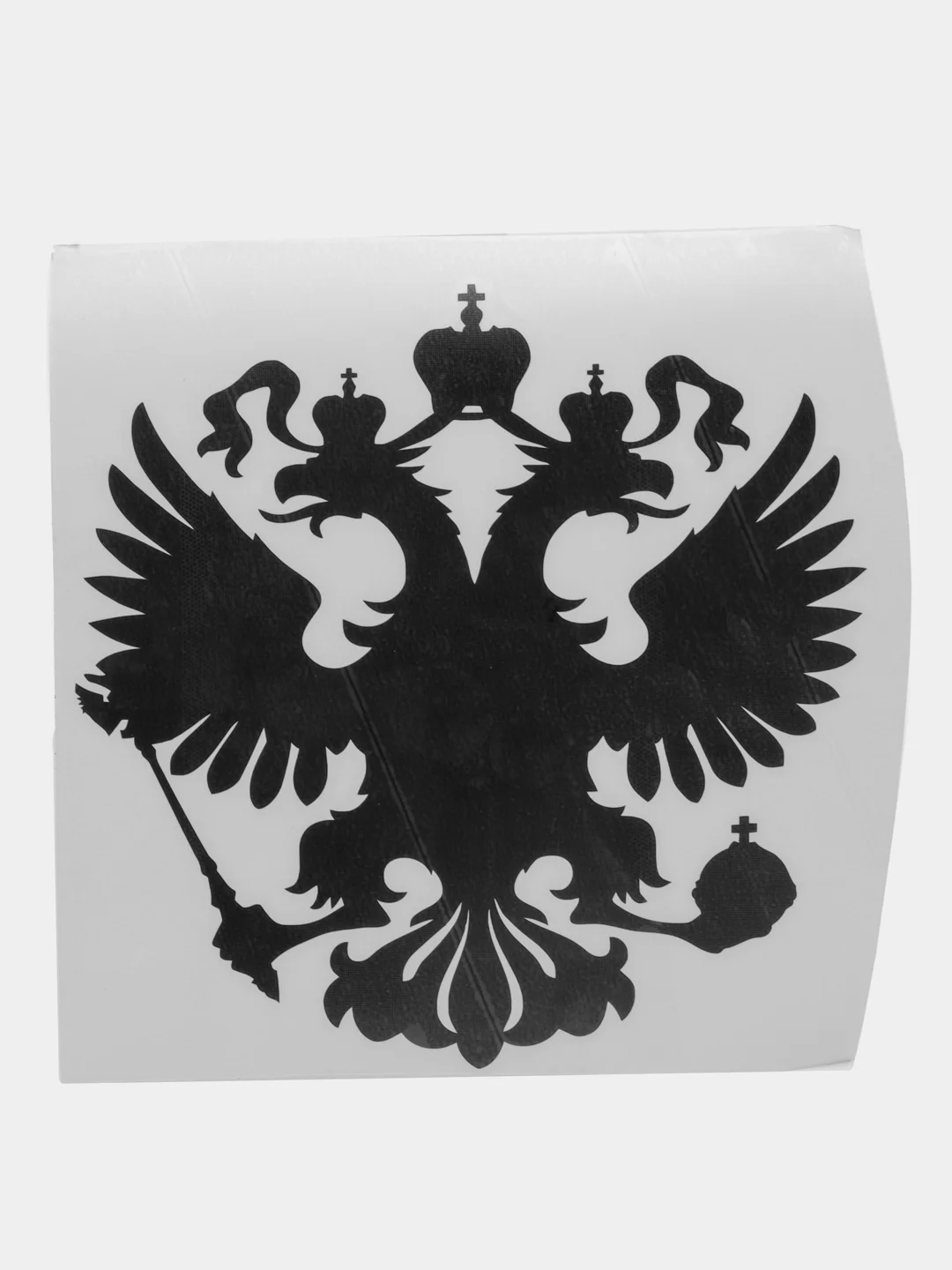 Черный наклейка на автомобиль "Герб"