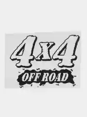 Черный наклейка на автомобиль "4х4 Off Road"
