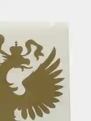 Белый наклейка на автомобиль "Герб"