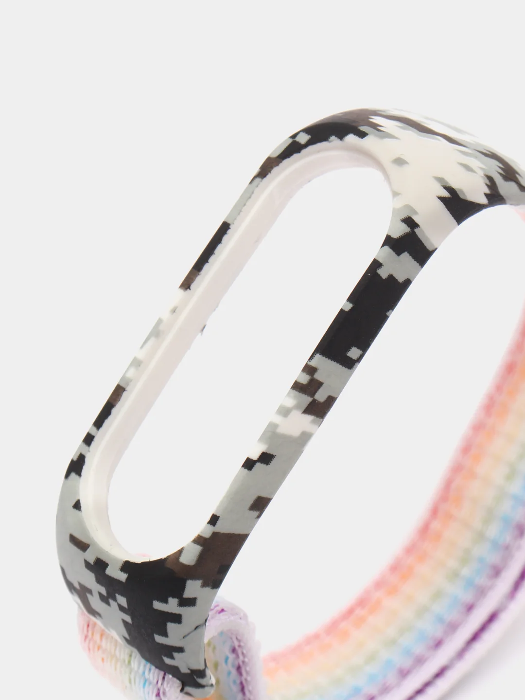 Лайм ремешок нейлоновый для Xiaomi mi band 3, 4, 5, 6 на липучке