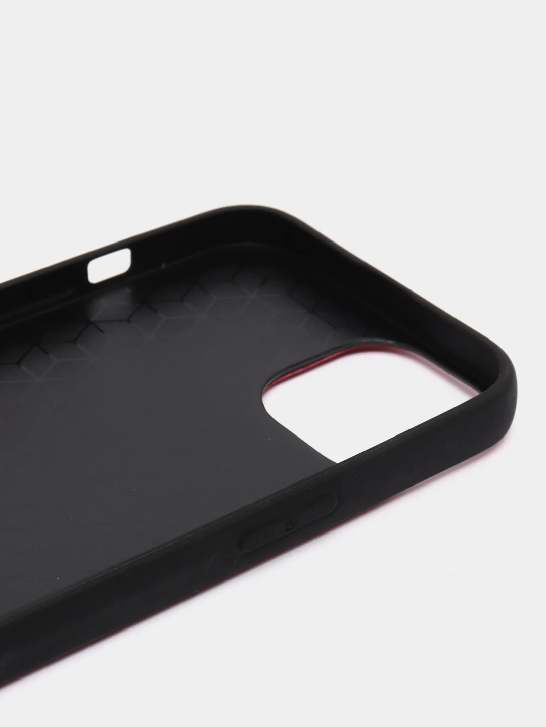 Красный чехол для iPhone 11 / 12 13 Pro Max, кожаный айфон про макс