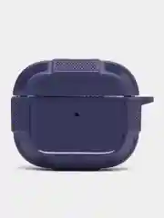 Темно-синий силиконовый чехол для наушников Apple Airpods 3 эппл аирподс