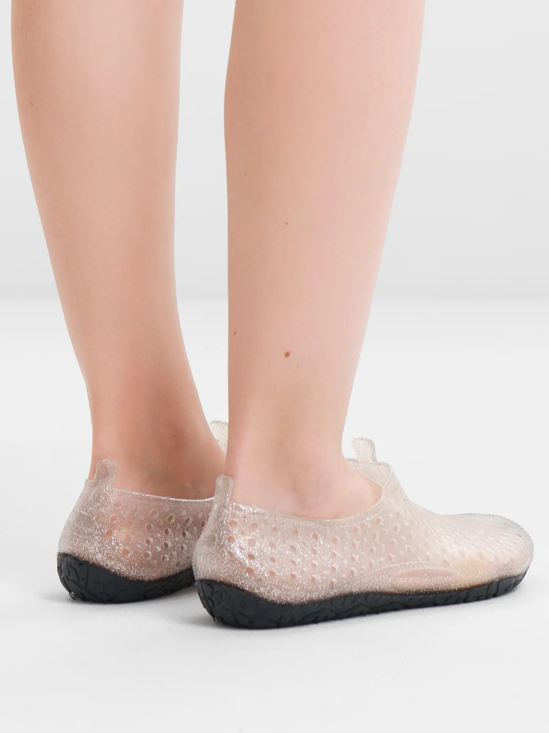 Серебряный аквашузы женские, размеры 36-40