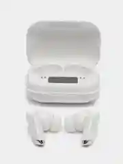Белый bluetooth-наушники беспроводные Smart вакуумные, функция Power Bank и фонарик, TWS, BW45S