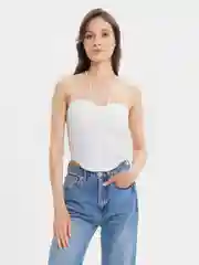 Белый топ женский
