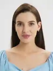 Серебряный серьги круглые гвоздики, серьги со стразами