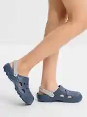 Синий сабо детские