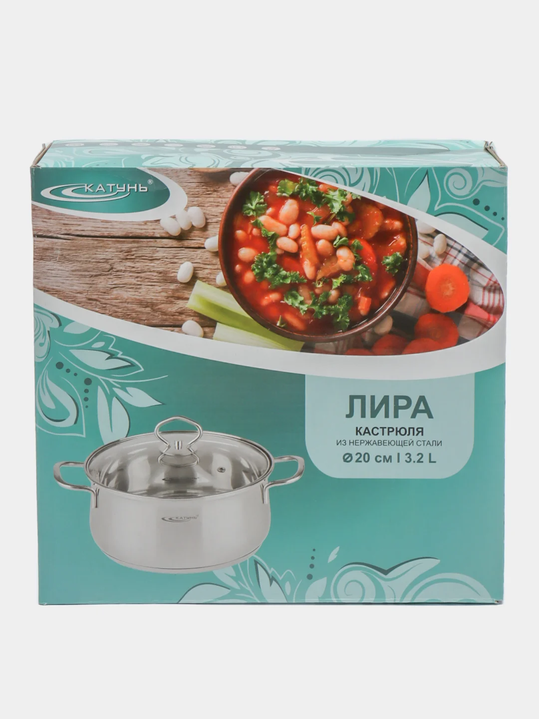 Кастрюля Катунь Лира КТ-CP-0030, 3,2л