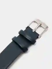 Темно-синий ремешок для Xiaomi Mi band 3, 4, 5, 6 кожаный фитнес браслет