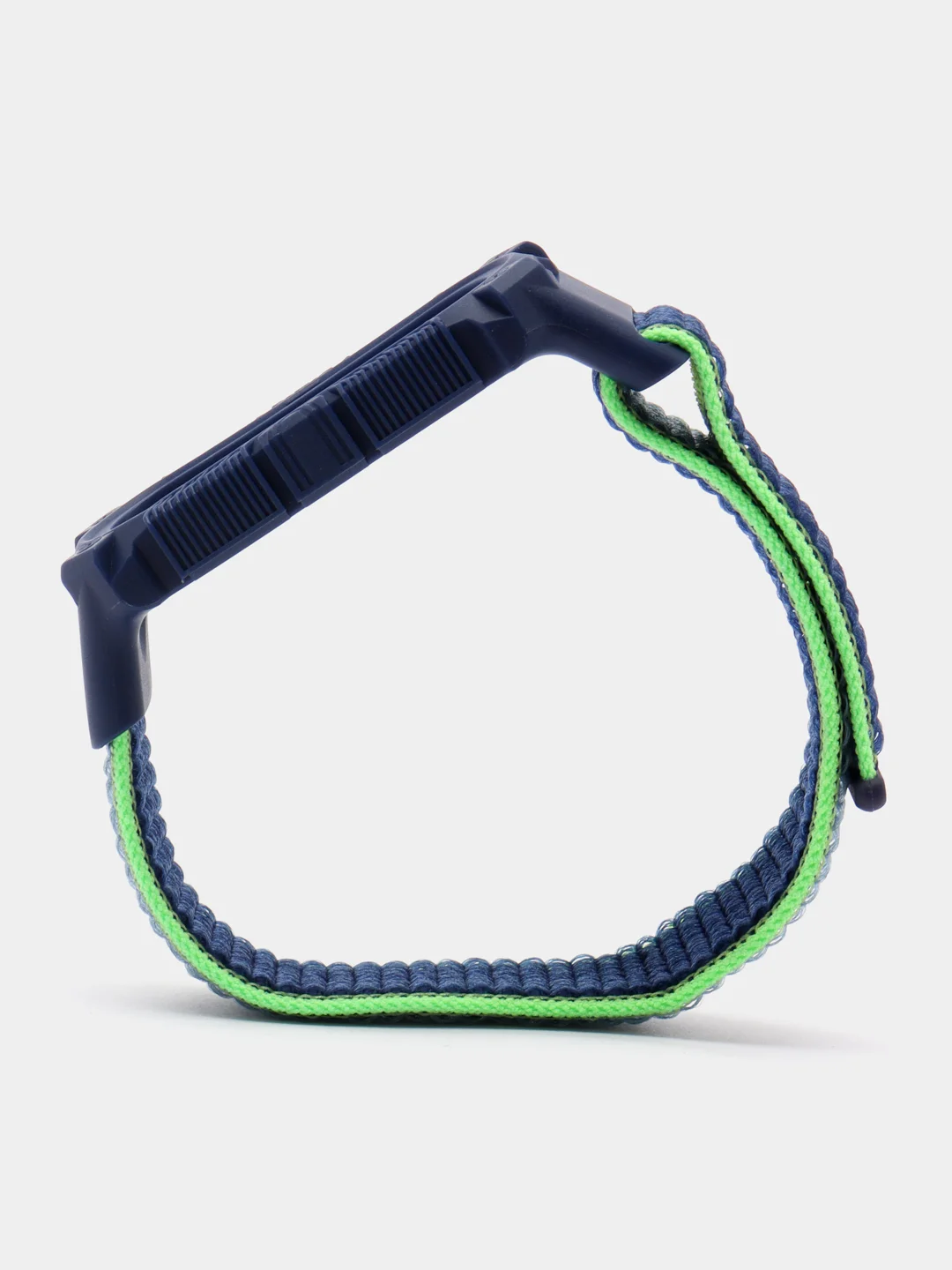 Темно-синий нейлоновый ремешок для Xiaomi Mi Band 3 / 4 / 5 / 6 на липучке