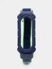 Темно-синий нейлоновый ремешок для Xiaomi Mi Band 3 / 4 / 5 / 6 на липучке