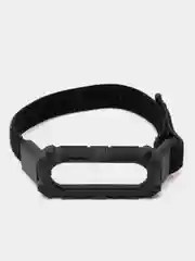 Черный нейлоновый ремешок для Xiaomi Mi Band 3 / 4 / 5 / 6 на липучке