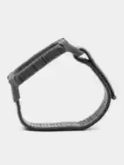 Серый нейлоновый ремешок для Xiaomi Mi Band 3 / 4 / 5 / 6 на липучке