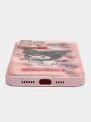 Конфетный силиконовый чехол на iPhone 13, 13 Pro, 13 Pro Max, со стеклянной панелью