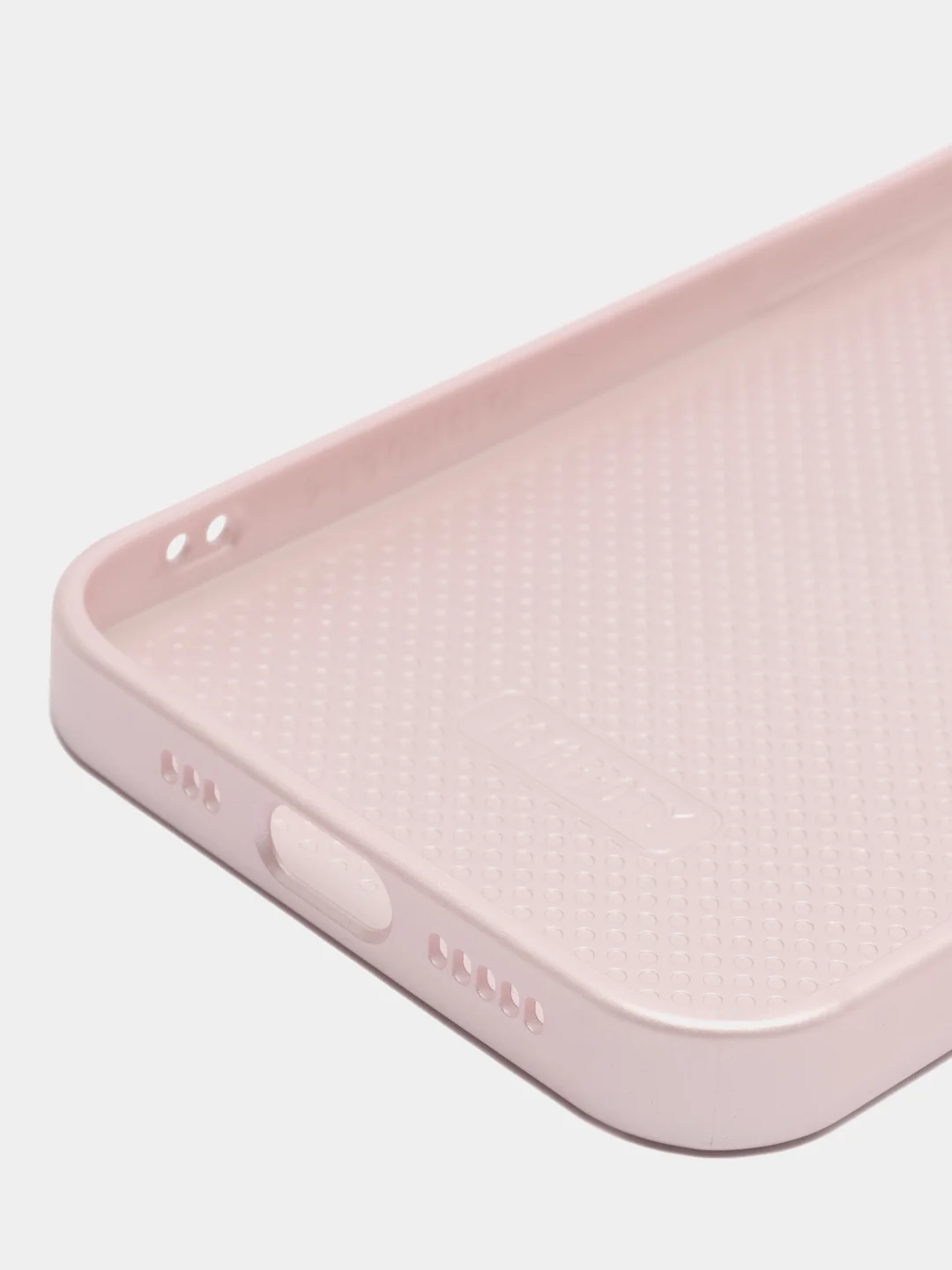 Кораллово-розовый силиконовый чехол на iPhone 13, 13 Pro, 13 Pro Max, со стеклянной панелью