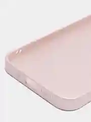 Кораллово-розовый силиконовый чехол на iPhone 13, 13 Pro, 13 Pro Max, со стеклянной панелью