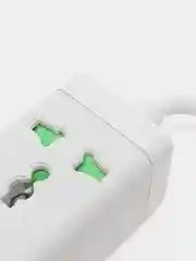 Белый многофункциональный сетевой фильтр, удлинитель Hoco AC7A, AC8A, AC9A c USB, Type-C 17-30W