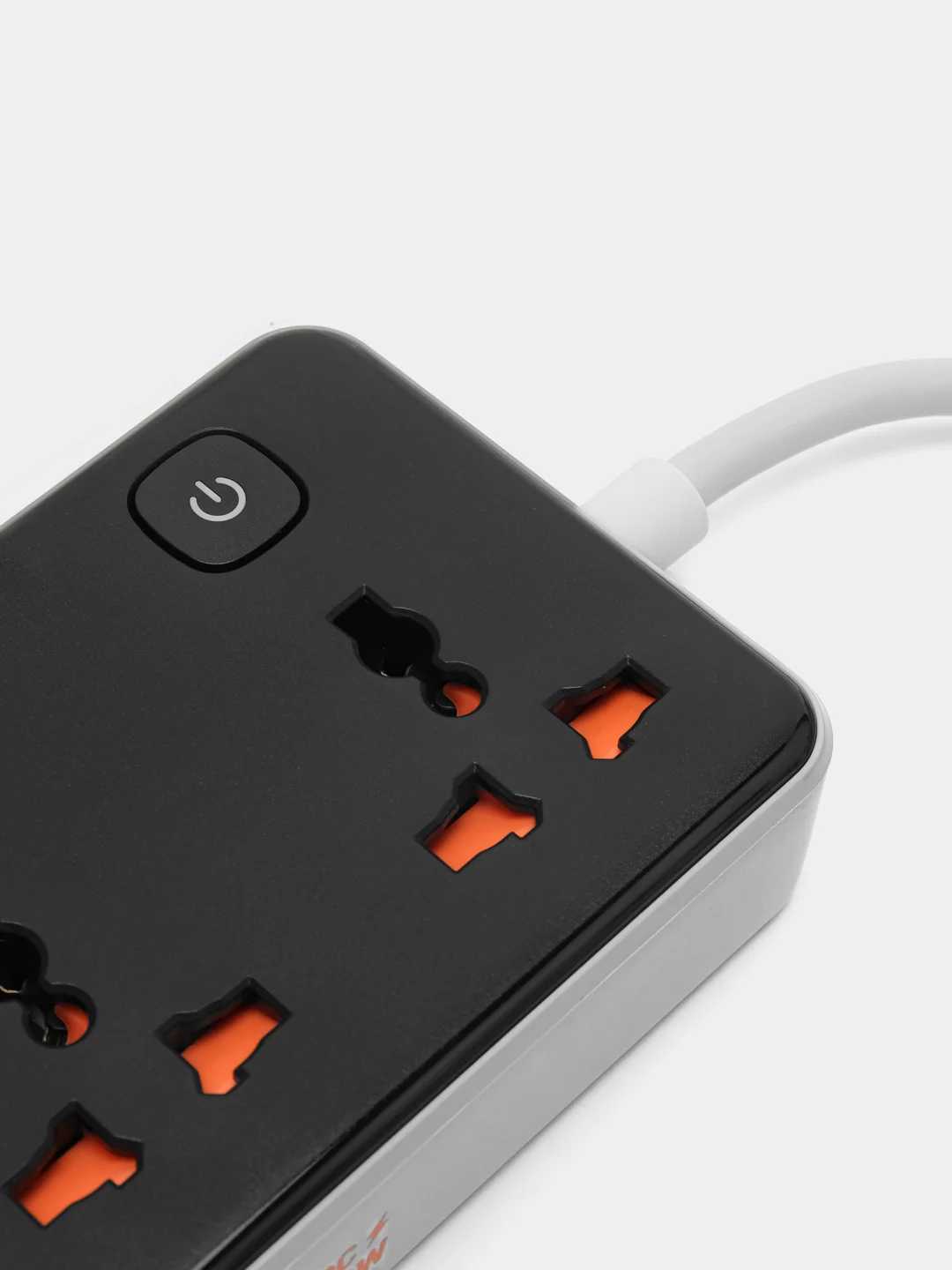 Черный многофункциональный сетевой фильтр, удлинитель Hoco AC7A, AC8A, AC9A c USB, Type-C 17-30W
