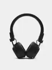 Черный беспроводные полноразмерные наушники Bluetooth или AUX с микрофоном, беспроводная зарядка