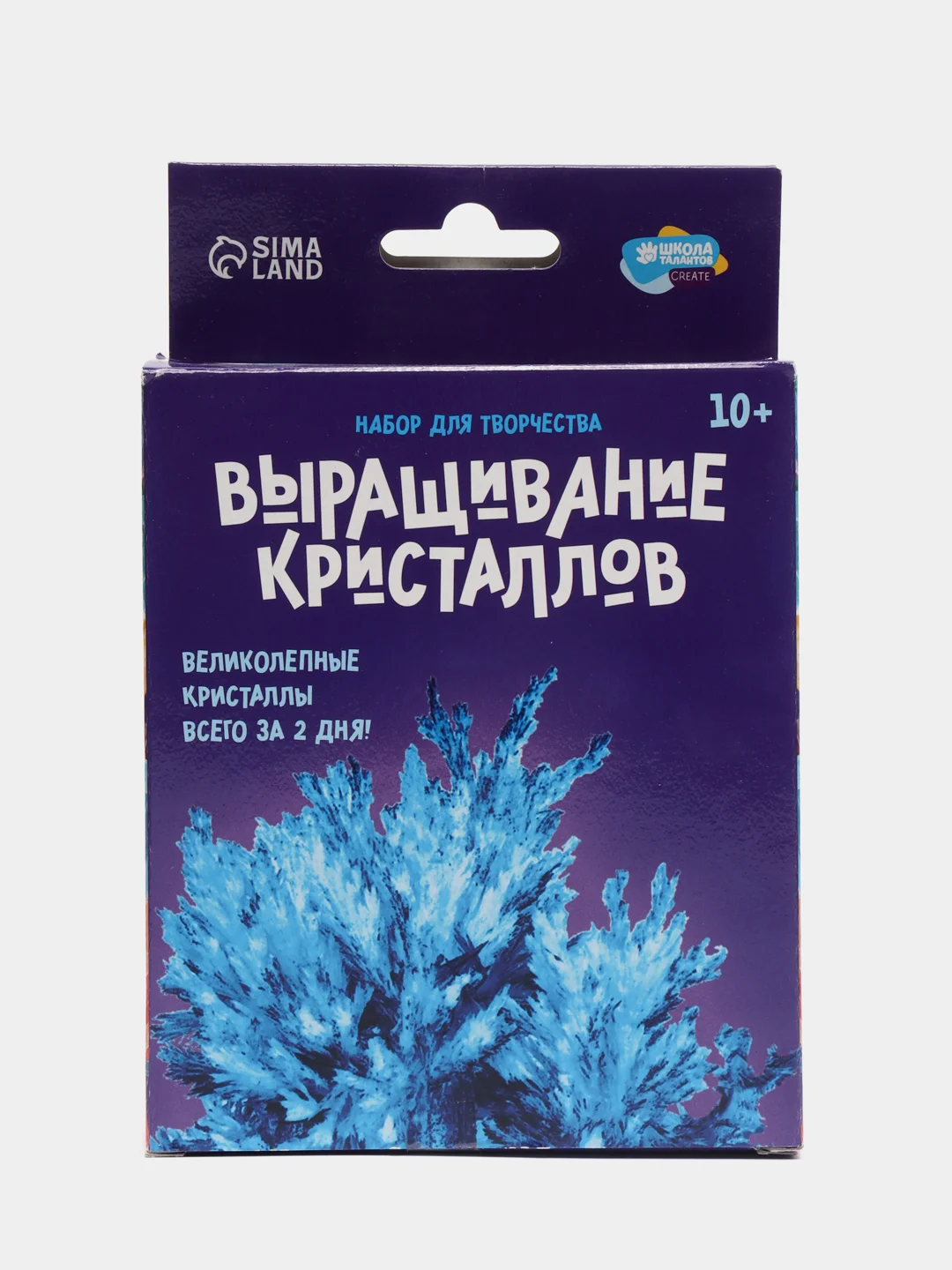 Синий набор для творчества Лучистые кристаллы химические эксперименты для детей