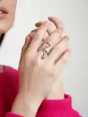 Кольцо "Змея", на Новый Год, год Змеи