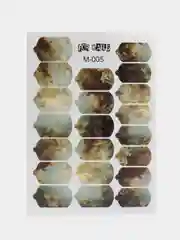 Наклейки плёнки для ногтей, для маникюра, картины, М005