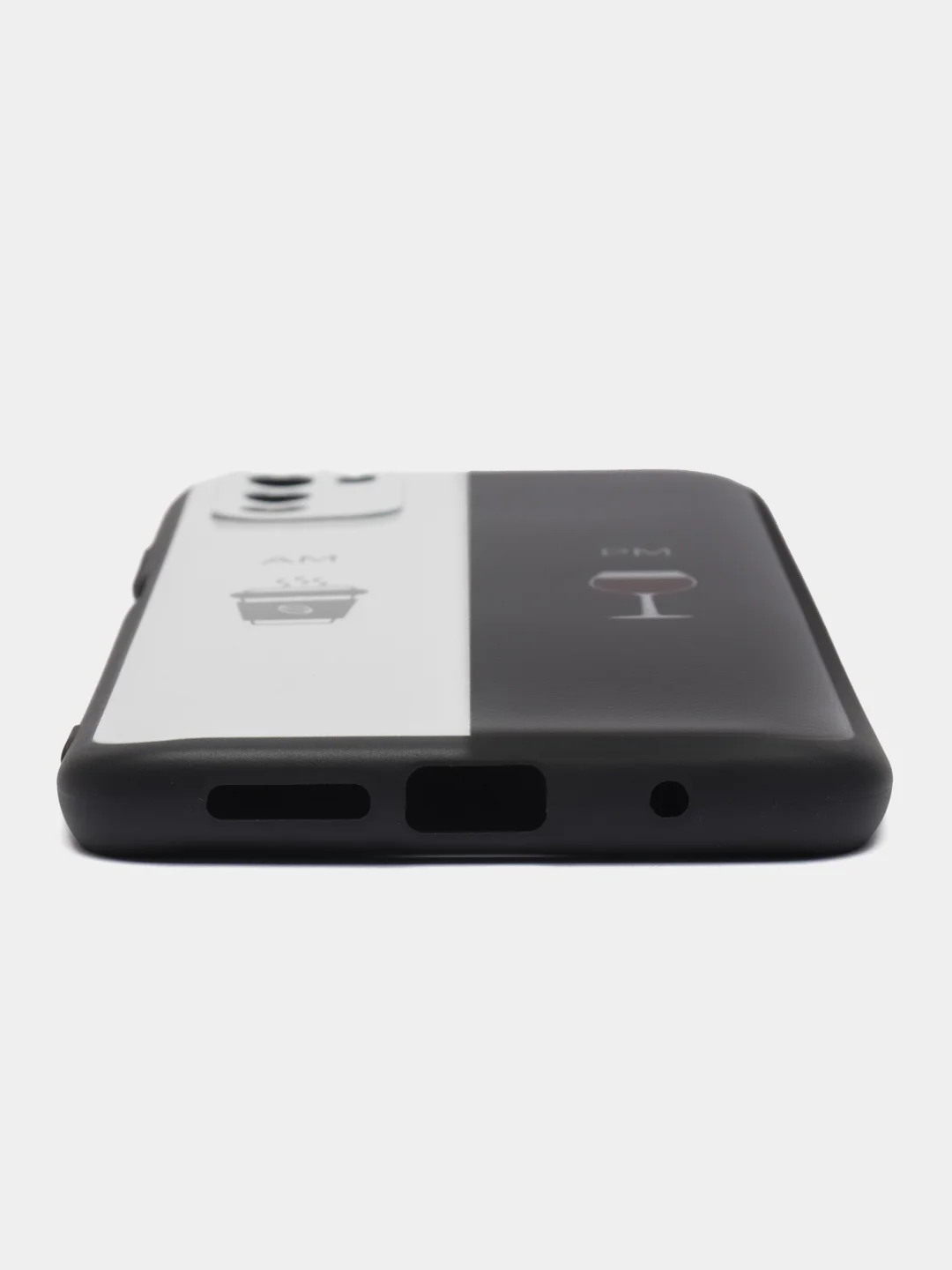 Бирюзовый чехол силиконовый для Xiaomi POCO M3 (Сяоми Поко М3), с принтом, с рисунком