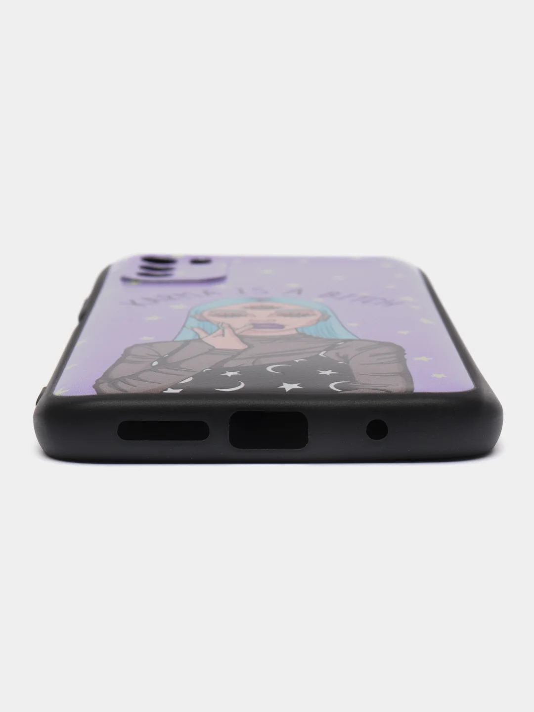 Пурпурный чехол силиконовый для Xiaomi POCO M3 (Сяоми Поко М3), с принтом, с рисунком