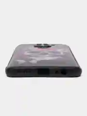 Тёмно-бордовый чехол силиконовый для Xiaomi Redmi Note 9 (Сяоми Редми Ноут 9), с принтом, с рисунком