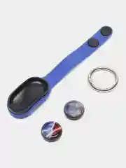 Синий игрушка антистресс Pop Puck (поп пак), магнитный брелок, шайбы, подарок