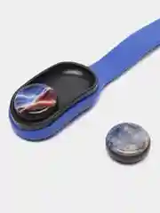 Синий игрушка антистресс Pop Puck (поп пак), магнитный брелок, шайбы, подарок
