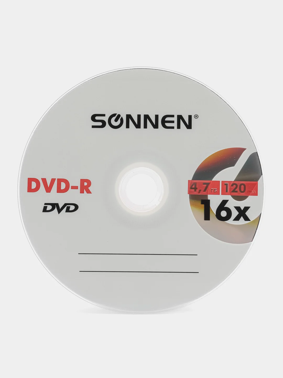 Диски DVD-R SONNEN 4,7Gb 16x Bulk (термоусадка без шпиля) КОМПЛЕКТ 50шт, 512574