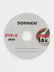 Диски DVD-R SONNEN 4,7Gb 16x Bulk (термоусадка без шпиля) КОМПЛЕКТ 50шт, 512574