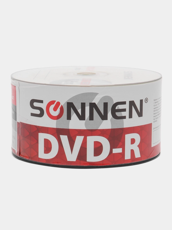 Диски DVD-R SONNEN 4,7Gb 16x Bulk (термоусадка без шпиля) КОМПЛЕКТ 50шт, 512574
