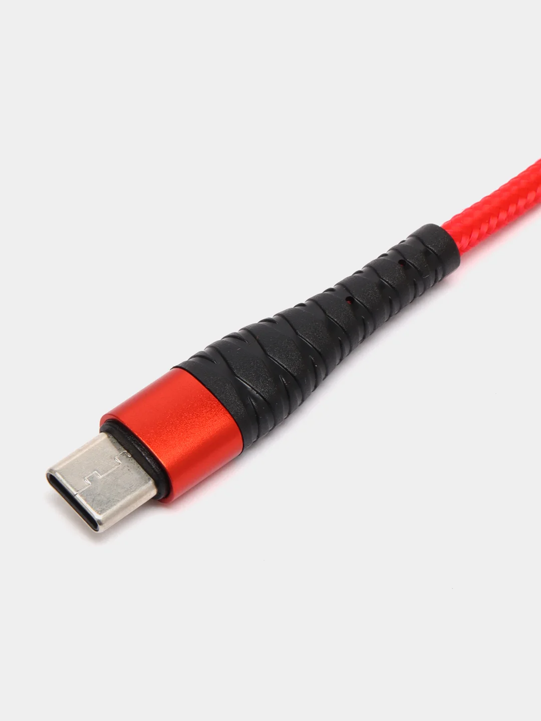 Красный кабель зарядный Borofone BX32 (Lightning, Micro-USB, Type-C) для iPhone и Android