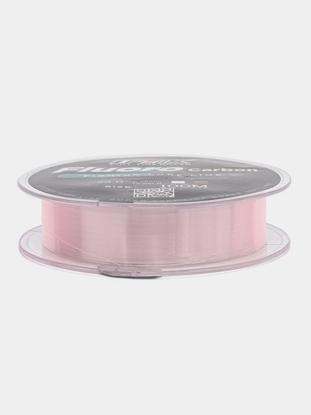 Розовый леска рыболовная нейлоновая FluoroCarbon, 100 м