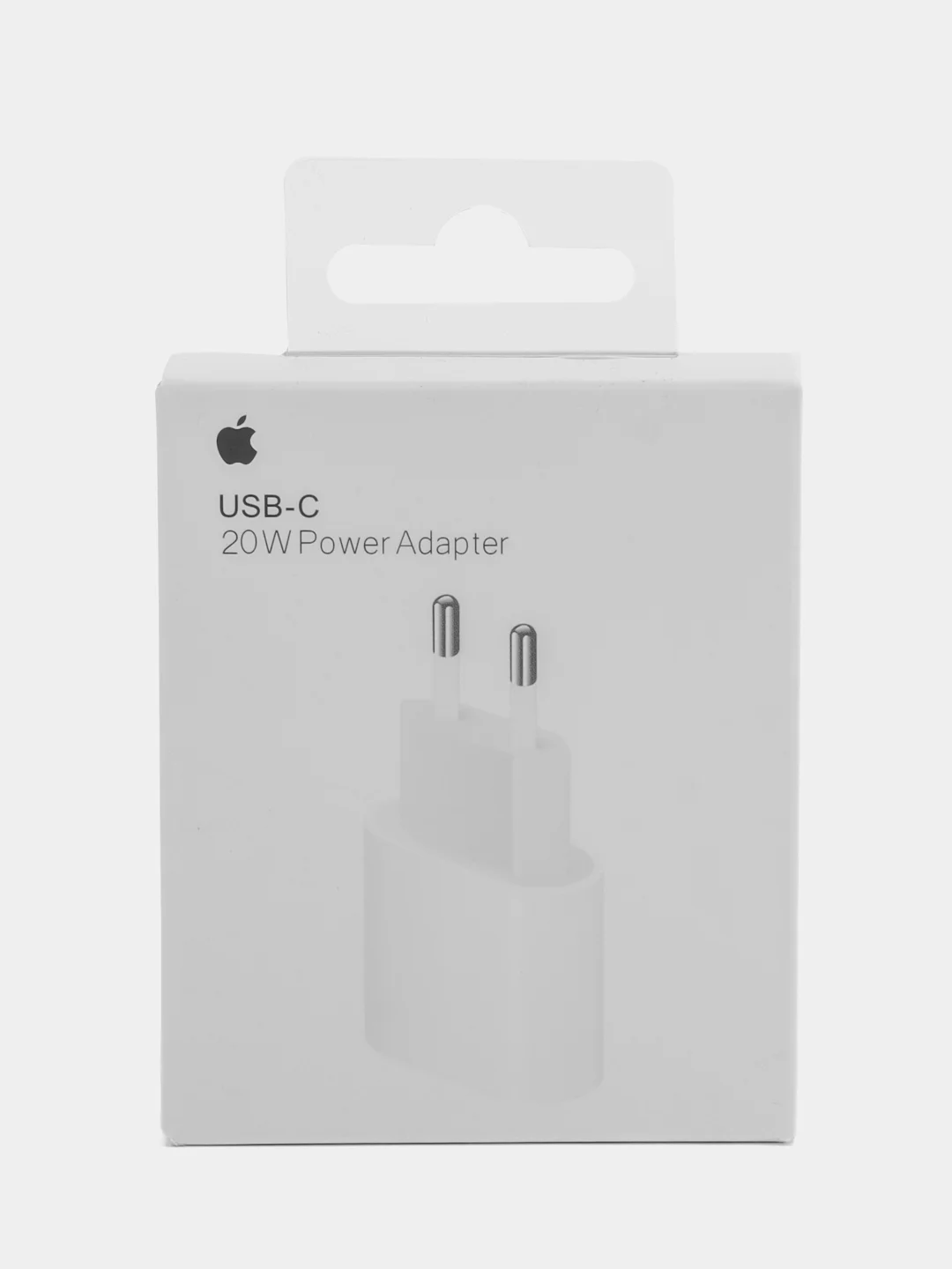 Белый блок питания для iPhone с Type-C, 20W, с быстрой зарядкой