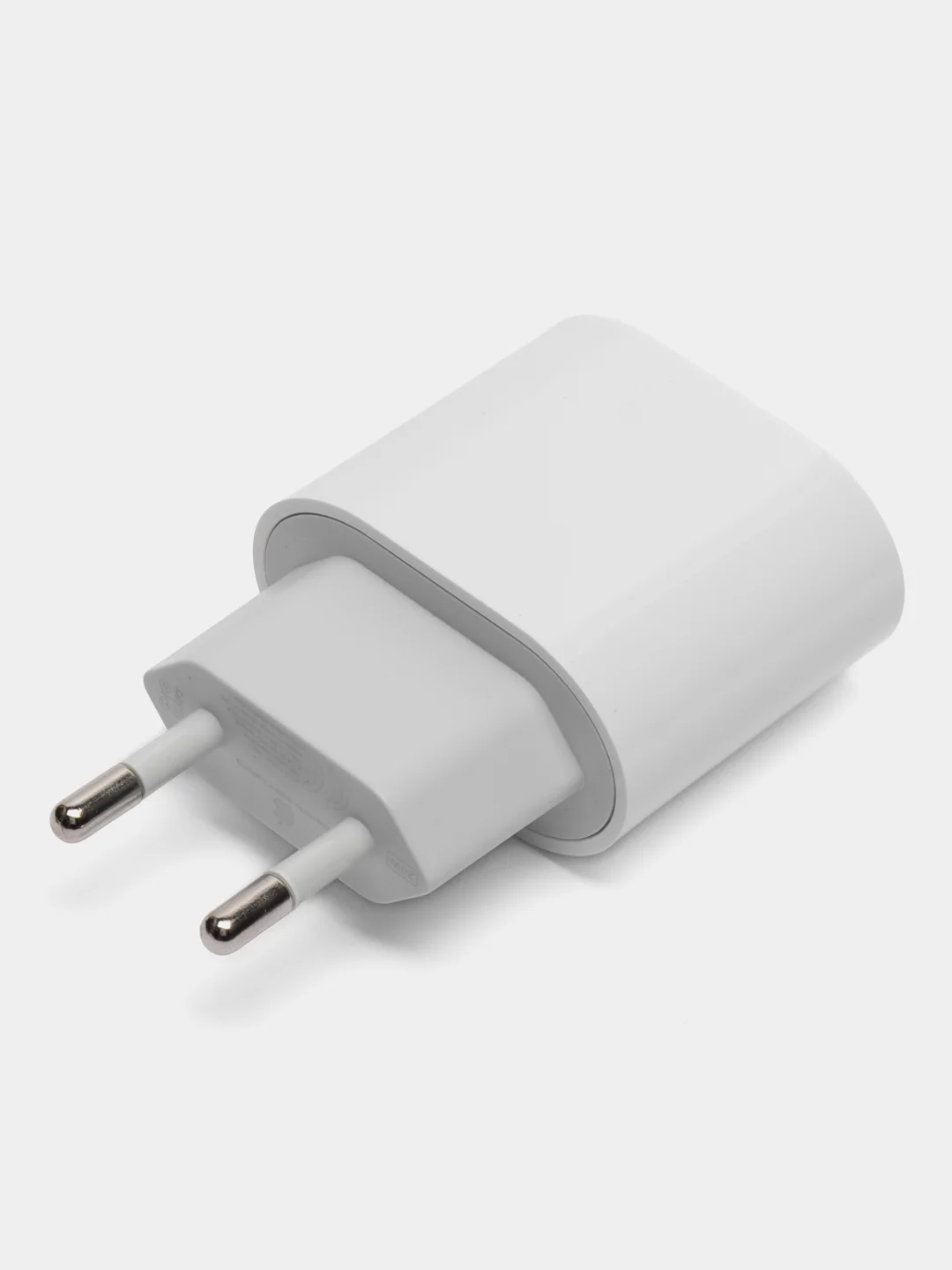 Белый блок питания для iPhone с Type-C, 20W, с быстрой зарядкой