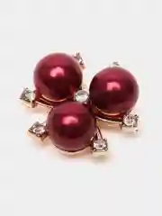 Бордовый кабошон флоризель ювелирный, 2 штуки