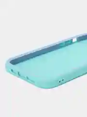 Бирюзовый чехол iPhone 11 / 12 13 Pro Max / силиконовый на айфон про макс