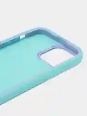 Бирюзовый чехол iPhone 11 / 12 13 Pro Max / силиконовый на айфон про макс