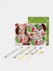 Папертоль для малышей, набор для изготовления картины "Давай играть, щенок!", kлеvер