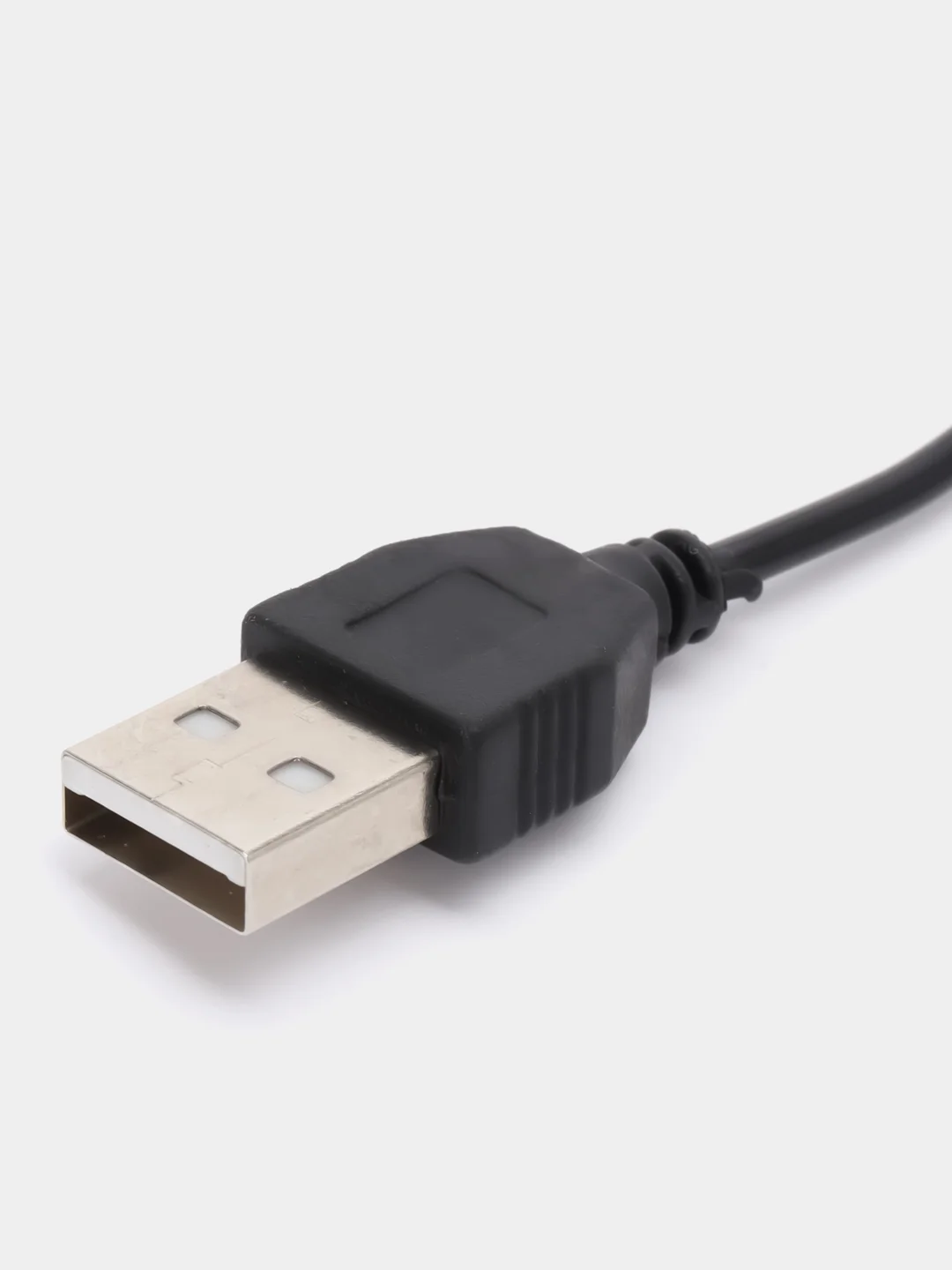 Белый вентилятор USB настольный в металлическом корпусе