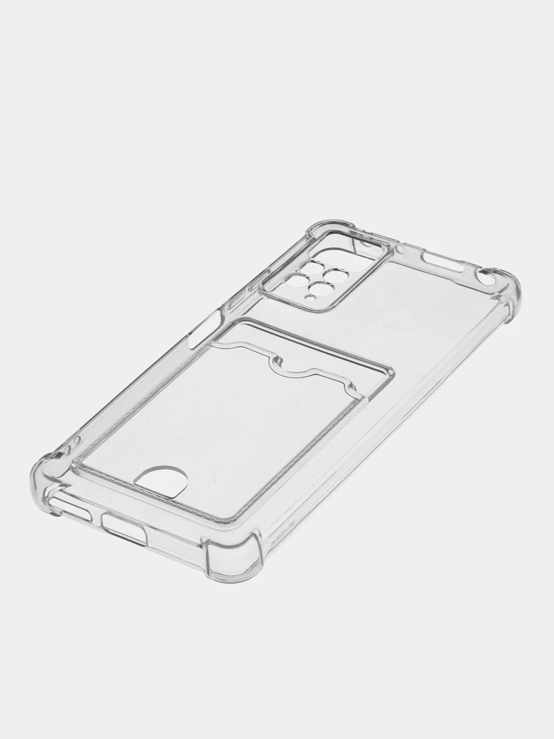 Лавандовый чехол Redmi Note 11 Pro / Note 12 Pro 4G Нот 11 Про прозрачный с карманом для карты