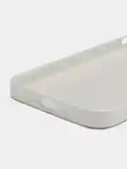 Молочный чехол силиконовый для iPhone 12, со стеклянной панелью