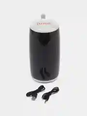 Белый беспроводная колонка hoco HC18, LED подсветка 360, AUX, FM, USB, TF Card, BT 5.1