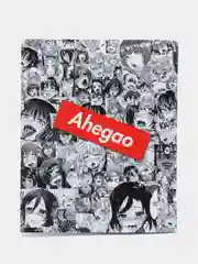 Белый тетрадь по мотивам аниме "Ахегао" (Ahegao)