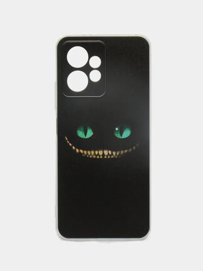 Красный чехол на Xiaomi Redmi Note 12 4G / Сяоми Редми Ноут 12 4G с рисунком, защита камеры